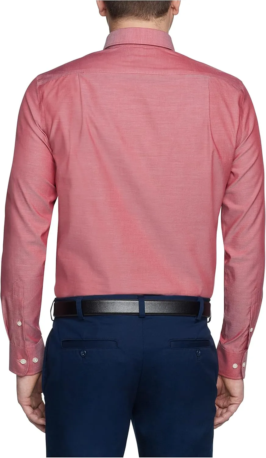Tommy Hilfiger Men's Non Iron Solid Button Down Collar Shirt