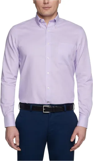 Tommy Hilfiger Men's Non Iron Solid Button Down Collar Shirt