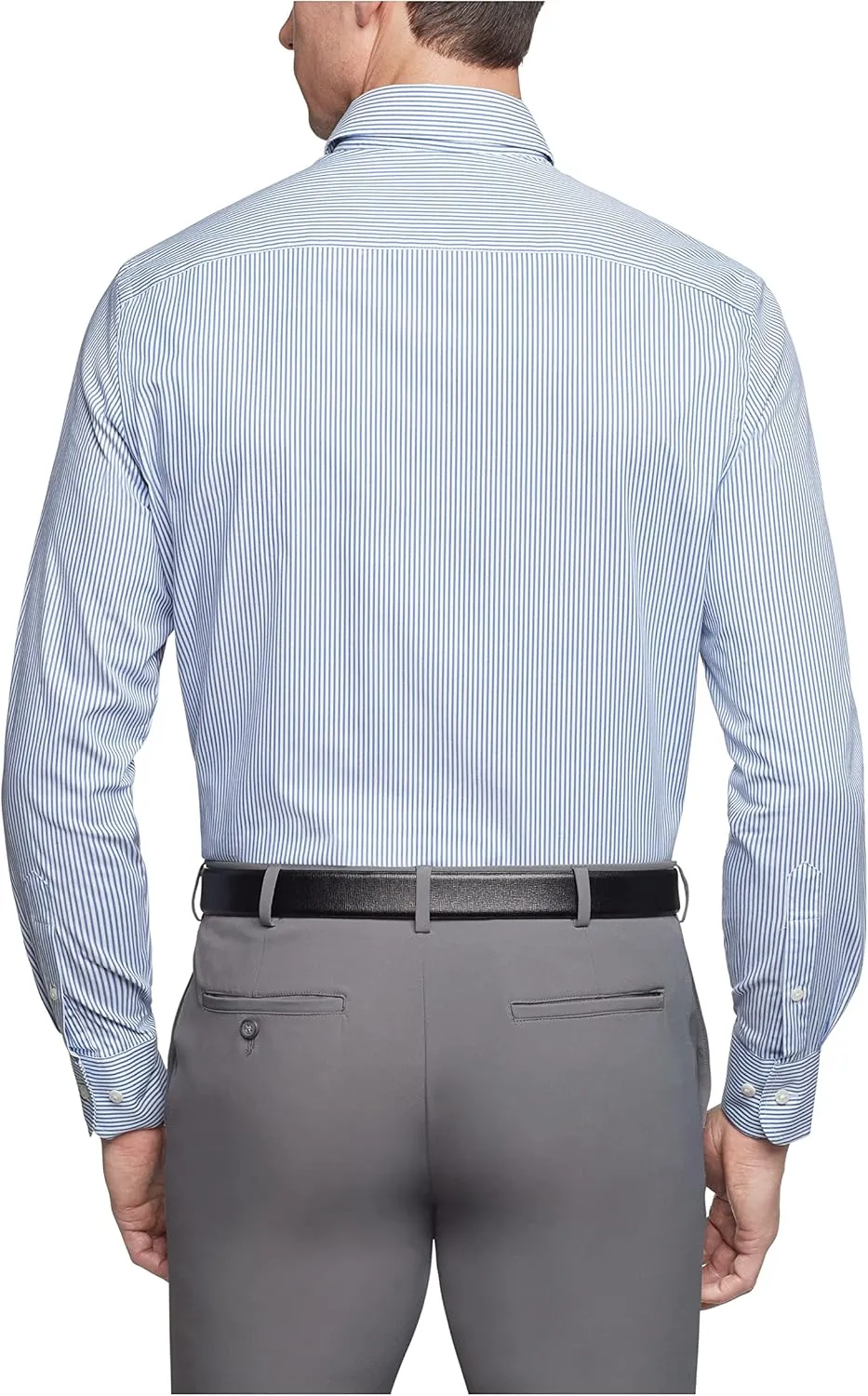Van Heusen Men's Dress Shirt Regular Fit Pinpoint Stripe