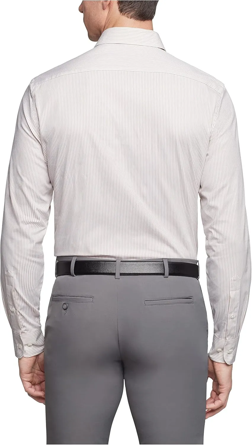 Van Heusen Men's Dress Shirt Regular Fit Pinpoint Stripe