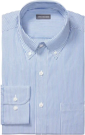 Van Heusen Men's Dress Shirt Regular Fit Pinpoint Stripe