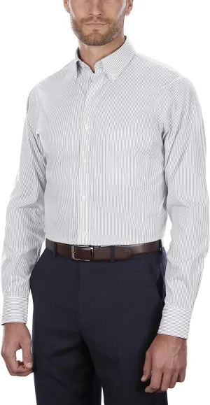 Van Heusen Men's Dress Shirt Regular Fit Pinpoint Stripe