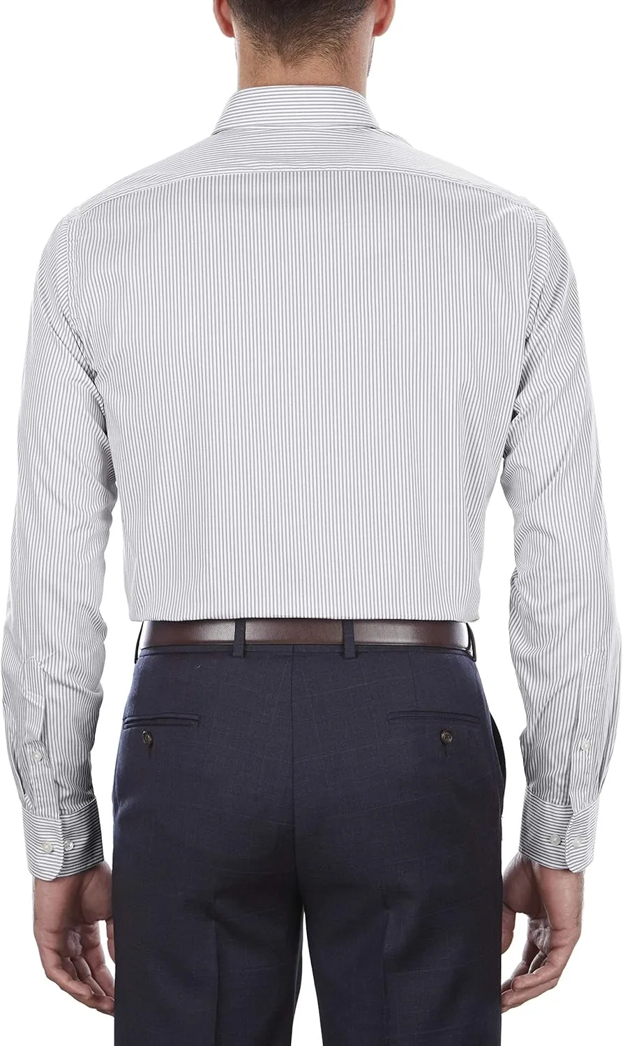 Van Heusen Men's Dress Shirt Regular Fit Pinpoint Stripe