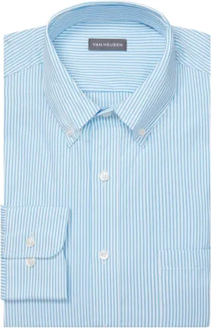 Van Heusen Men's Dress Shirt Regular Fit Pinpoint Stripe
