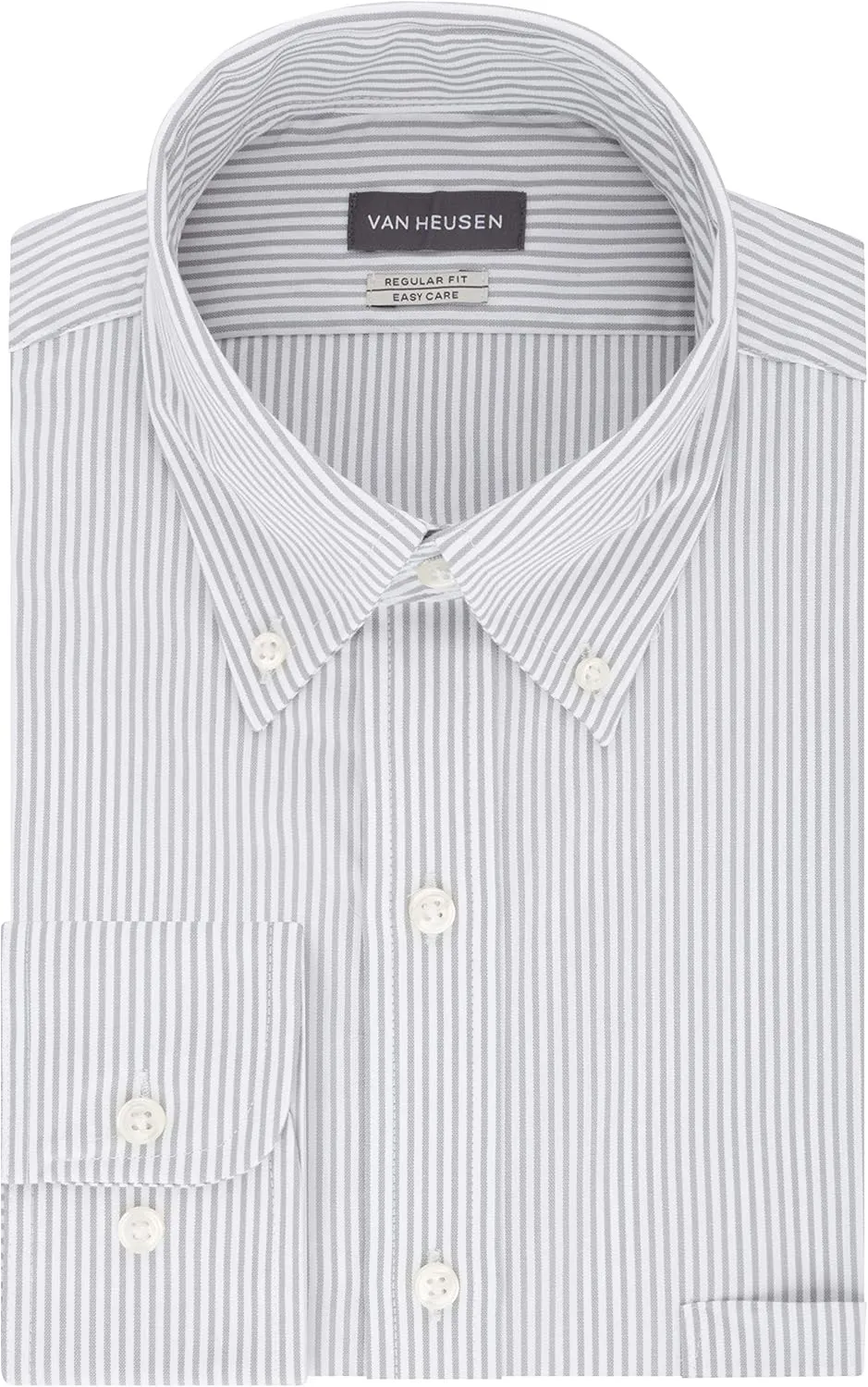 Van Heusen Men's Dress Shirt Regular Fit Pinpoint Stripe