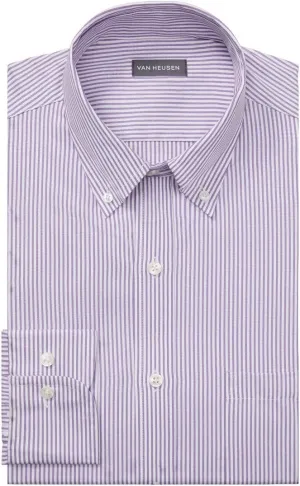 Van Heusen Men's Dress Shirt Regular Fit Pinpoint Stripe