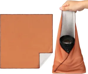 Walking Way Protective Wrap, Self-Adhesive Magic Cloth Camera Wrap, Storage Cloth, Anti-Scratch, Dustproof, Washable Lens Pouch for DSLR, Smartphones, Laptops, Cosmetic