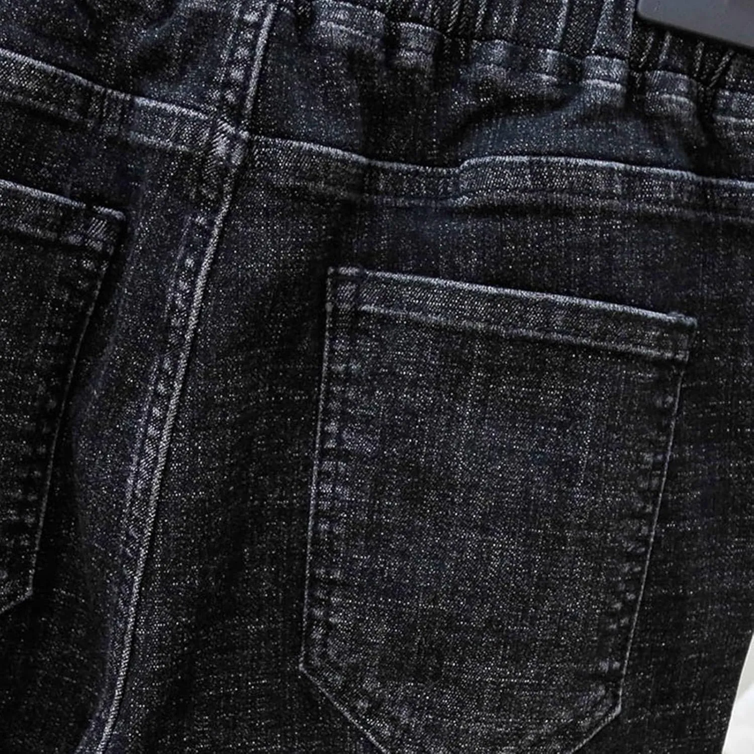 Womens Elastic Waist Ripped Distressed Jeans Pants for Curvy Boyfriend Straight Leg Bell Bottom Jeggings Plus Size