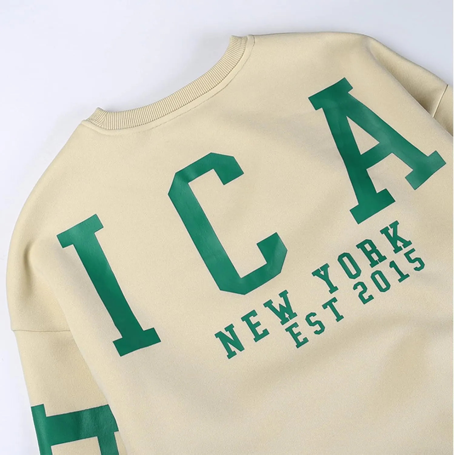 Womens Graphic Sweatshirt Y2K Oversize Letter Chicago Graphic Print Sweatshirt Drop Shoulder Crewneck Pullover Tops