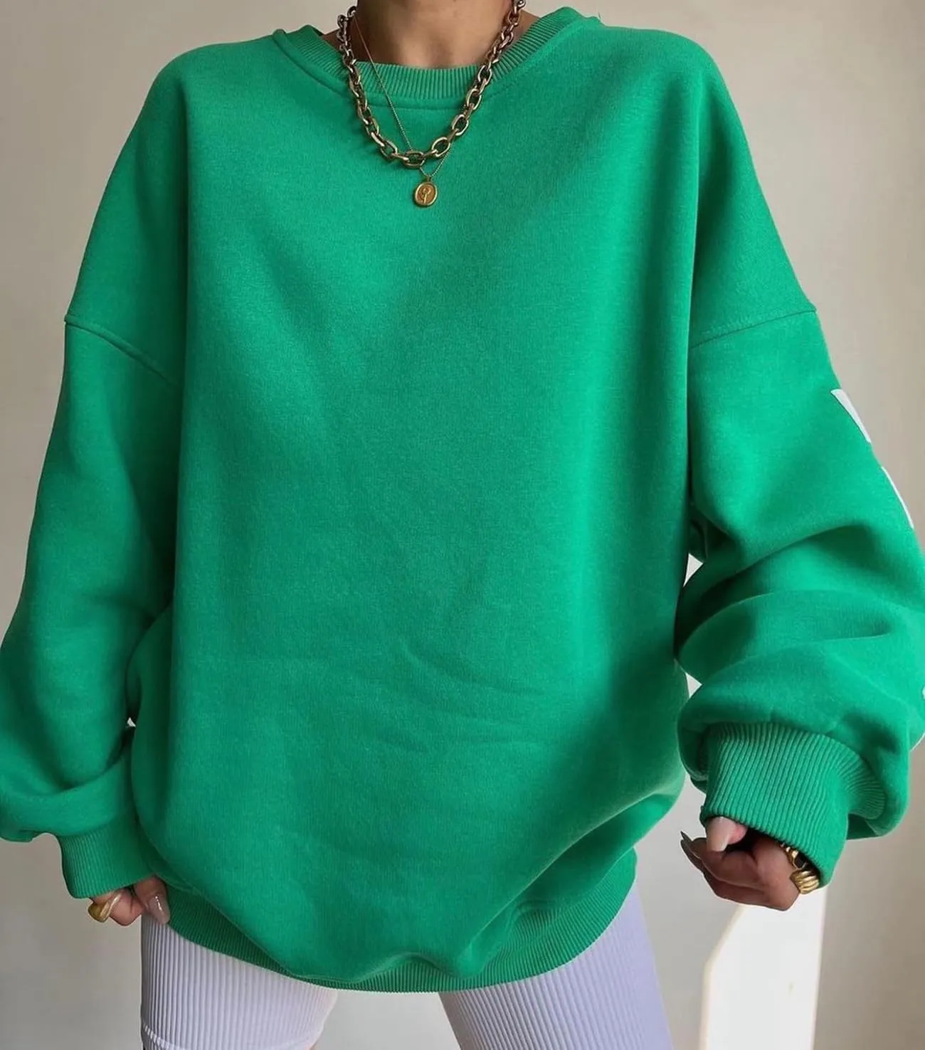 Womens Graphic Sweatshirt Y2K Oversize Letter Chicago Graphic Print Sweatshirt Drop Shoulder Crewneck Pullover Tops